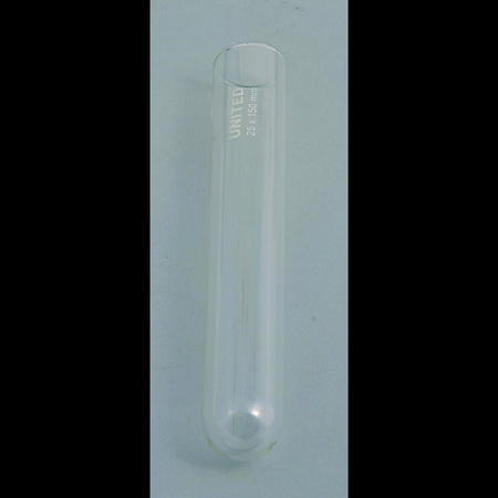 UNITED SCIENTIFIC Test Tube W/Out Rim, Borosilicate, PK 72 TT9820-H